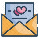 Invitation Mail Heart Icon