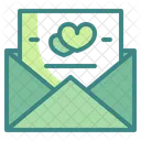 Invitation Mail Heart Icon
