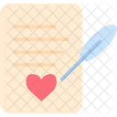 Wedding Letter Love Love Letter Icon