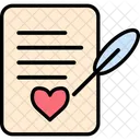 Wedding Letter Love Love Letter Icon