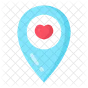 Location Map Celebration Icon