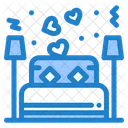 Bed Couple Love Icon