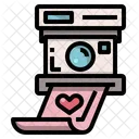 Polaroid Wedding Love Icon