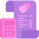 Wedding Planner Wedding Cost Budget Icon