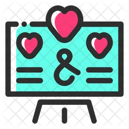 Wedding Poster  Icon