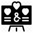 Wedding Poster Marriage Poster Wedding Board Icon