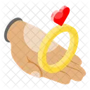 Wedding Proposal Engagement Icon