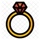 Wedding Ring Diamond Icon