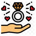 Wedding Ring Marriage Hand Icon