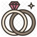 Wedding Ring Pair Icon