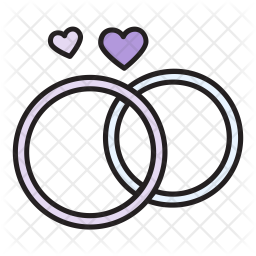 Download Free Wedding Rings Colored Outline Icon Available In Svg Png Eps Ai Icon Fonts