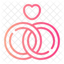 Wedding Rings Love And Romance Married Icon