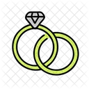 Wedding Rings Marriage Commitment Icon