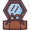 Wedding Rings Valentines Day Engagement Icon