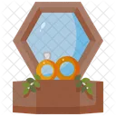 Wedding Rings Valentines Day Engagement Icon