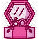 Wedding Rings Valentines Day Engagement Icon