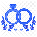 Wedding Rings Gold Ring Icon