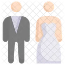 Wedding Side By Side  Icon
