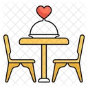 Table Wedding Celebration Icon