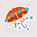 Wedding Umbrella  Icon