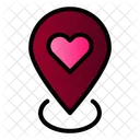 Wedding Location Love Icon