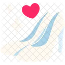 결혼식 여성 신발  아이콘