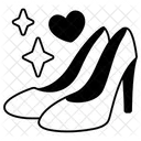 Wedding Woman Shoes Love Valentine Icon