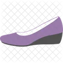 Wedge Shoe Purple Icon