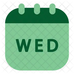 Wednesday calendar  Icon