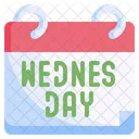 Wednesday Calendar Reminder Month Icon