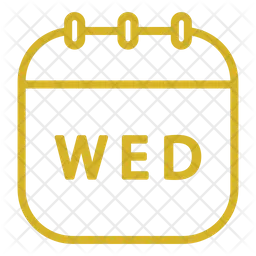 Wednesday calendar  Icon