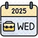 Wednesday Calendar Time Icon