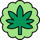 Weed Leaf Vector Icon