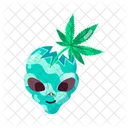 Weed Alien  Icon