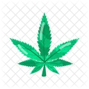 Weed Leaf  Icon