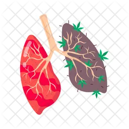 Weed Lungs Sticker Icon - Free Download Festival & Days Sticker Icons ...