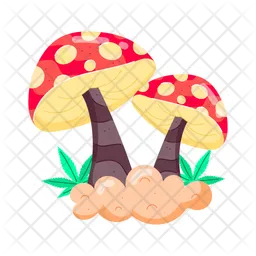 Weed Mushrooms  Icon