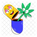 Weed Pill  Icon