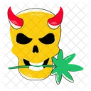 Weed Skull  Icon