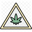 Exclamation Cannabis Cannabidiol Icon
