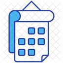 Weekly Calendar Icon