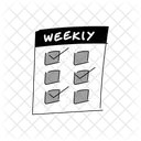 Weekly Planner  Icon