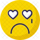 Weeping Crying Baffled Emoticon Icon