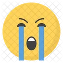 Weeping Face  Icon