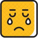 Weeping Crying Sad Icon