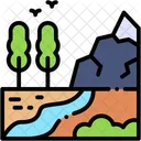 Weg Im Freien Baum Symbol