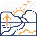 Weg Landschaft Natur Symbol