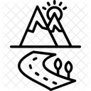 Weg Pfad Gehweg Symbol
