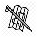 Wanderweg Karte Pol Symbol