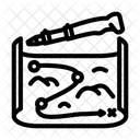 Wanderweg Karte Pol Symbol